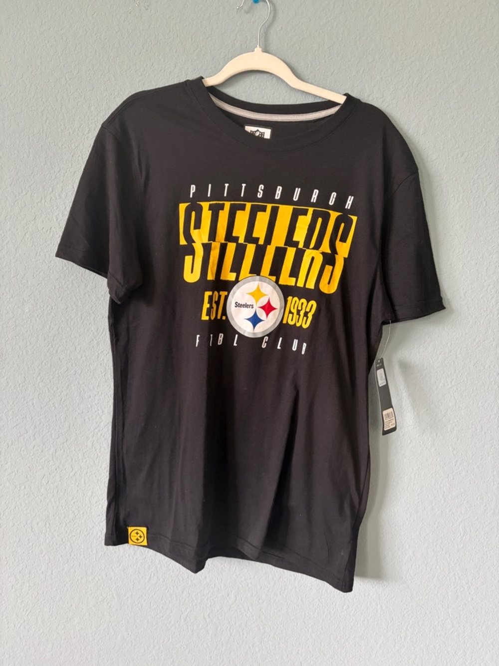 NFL Official Black Pittsburgh Steelers Tee